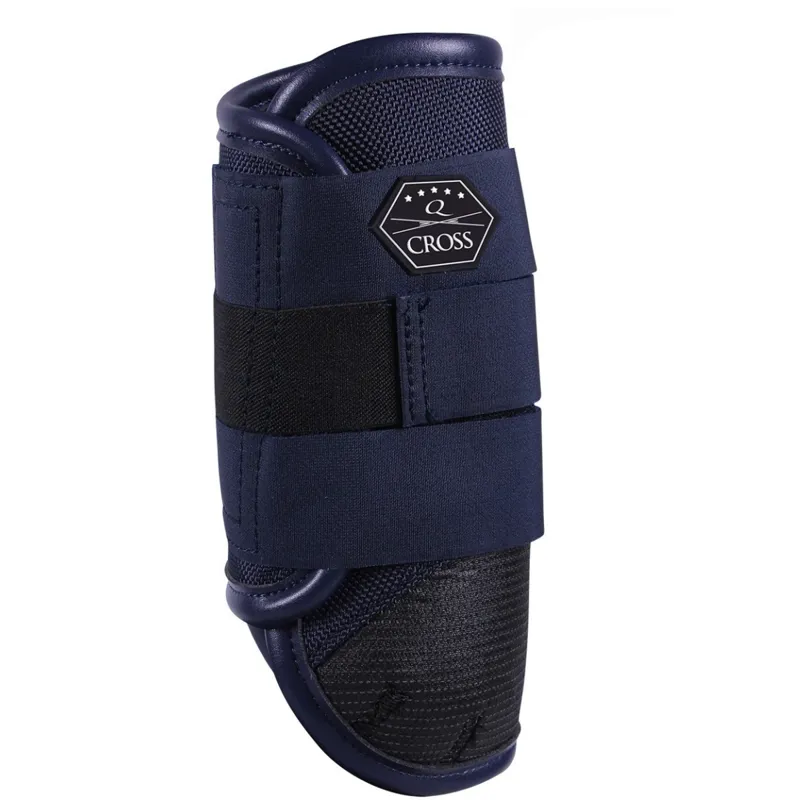 QHP Technical Front Eventing Boots - Navy